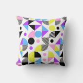 幾何モダンカラフルパターン クッション (正面)