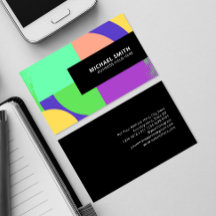 幾何モダンカラフル図形