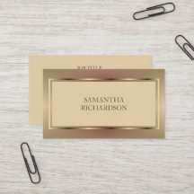 幾何モダンガーリーベージュ及び金ゴールドプロフェッショナル