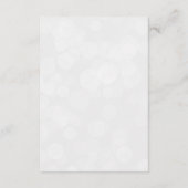 幾何モダングリーンリーウェディングRSVP食事の選択 出欠カード (裏面)