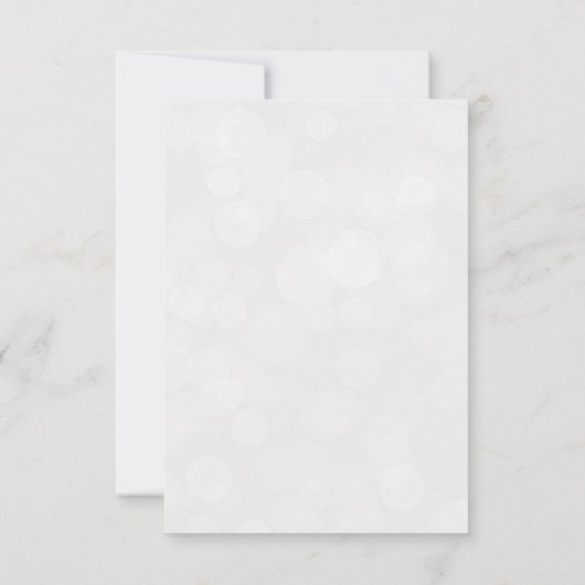 幾何モダングリーンリーウェディングRSVP 出欠カード (裏面)