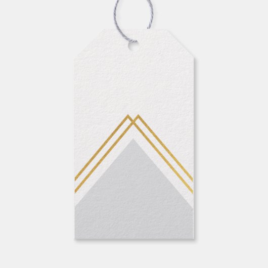 幾何モダングレーおめでとう ギフトタグ (裏面)