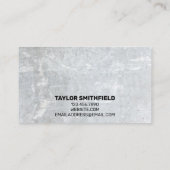 幾何モダンコンクリート名刺 名刺 (裏面)