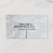 幾何モダンコンクリート名刺 名刺 (正面)