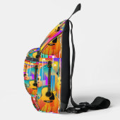 幾何モダンコンテンポラリーギター スリングバッグ (右)