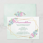 幾何モダンサボテン多肉宿泊施設 エンクロージャーカード (正面/裏面)