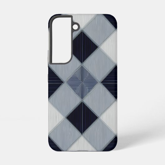 幾何モダンサムスンギャラクシーS22ケース SAMSUNG GALAXYケース (裏面)