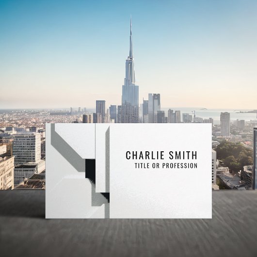 幾何モダンシンプルエレガント 名刺