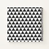 幾何モダンスタイルスパイラルノートブック ノートブック (裏面)