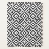 幾何モダンスタイルプランナー プランナー手帳 (裏面)