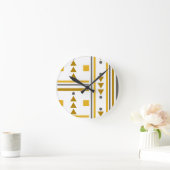 幾何モダンスタイル丸時計 ラウンド壁時計 (ホーム)