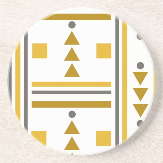 幾何モダンスタイル石コースター コースター (正面)