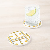 幾何モダンスタイル石コースター コースター (側面)