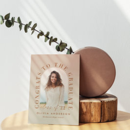 幾何モダンタイポグラフィフォトアーチ卒業