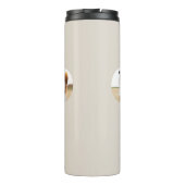 幾何モダンタイポグラフィフォトアーチ卒業 タンブラー (裏面)