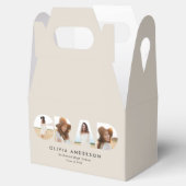 幾何モダンタイポグラフィフォトアーチ卒業 フェイバーボックス (オープン)