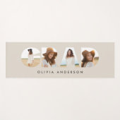 幾何モダンタイポグラフィフォトアーチ卒業 ヨガマット