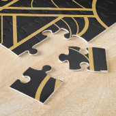 幾何モダンタイルアールデコ ジグソーパズル (側面)