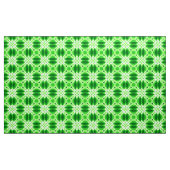 幾何モダンタイル模様エメラルドグリーン ファブリック (ヤード)