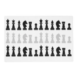 幾何モダンチェスのゲーム白黒パターン ラミネート プレート
