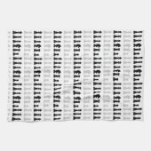 幾何モダンチェス駒のゲームパターン キッチンタオル (横)