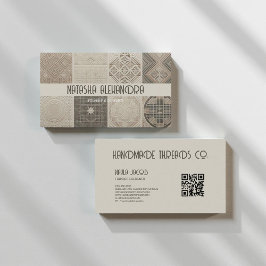 幾何モダンニュートラル自然デザイン 名刺