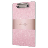 幾何モダンバラ金ゴールドグリッター クリップボード (左)