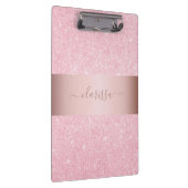 幾何モダンバラ金ゴールドグリッター クリップボード (右)