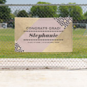 幾何モダンパターン卒業パーティー 横断幕 (インサイチュ)