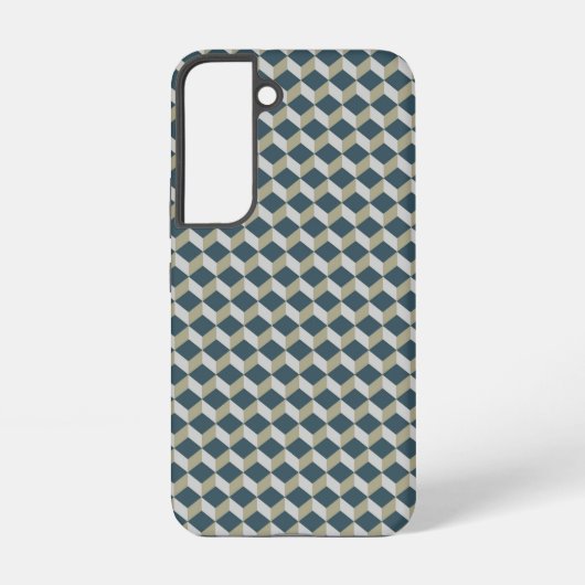 幾何モダンパターン銀河系S22ケース SAMSUNG GALAXYケース (裏面)