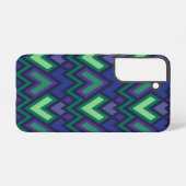 幾何モダンパターン銀河系S22ケース SAMSUNG GALAXYケース (裏面横)