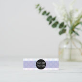 幾何モダンパターン スキニー名刺 (スタンド正面)