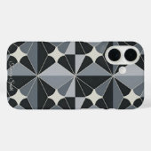 幾何モダンパターン – スタイリッシュデザイン Case-Mate iPhoneケース (裏面 (横))