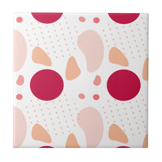 幾何モダンパターン タイル (正面)