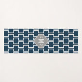 幾何モダンパターン ヨガマット (正面(横))