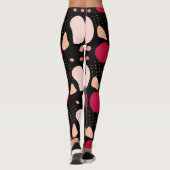 幾何モダンパターン レギンス (裏面)