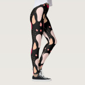 幾何モダンパターン レギンス (右)