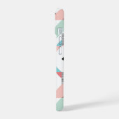 幾何モダンパターン iPhone 15ケース (左側面)