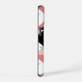 幾何モダンパターン iPhone 15ケース (右側面)