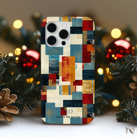 幾何モダンパッチワークはっきりしたとインスパイアの Case-Mate iPhoneケース