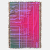 幾何モダンブランケット スローブランケット (正面縦)