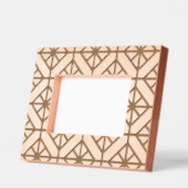 幾何モダンプリントレーザエッチング写真フレーム レーザー彫刻フレーム (左)