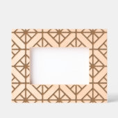 幾何モダンプリントレーザエッチング写真フレーム レーザー彫刻フレーム (正面)
