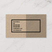 幾何モダンプロフェッショナル 名刺 (裏面)