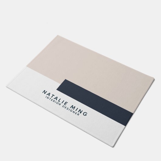 幾何モダンミニマル ドアマット (アングル)