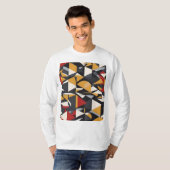 幾何モダンミニマルTシャツ Tシャツ (正面フル)