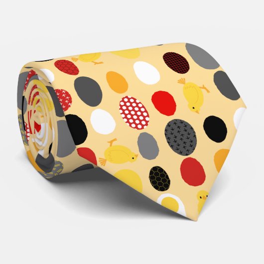 幾何モダンメンフィススタイル鶏卵 ネクタイ (ロール)