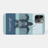 幾何モダン亀パーソナライズされた Case-Mate iPhoneケース (裏面(横))