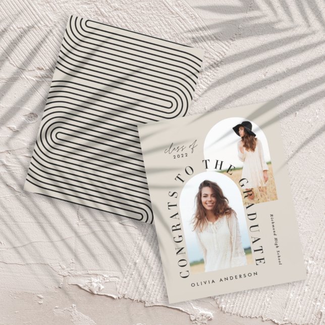 幾何モダン予算2フォトアーチ卒業 (クリエイターアップロード済み)