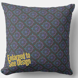 幾何モダン傾斜角デザイン：クラスの宇宙 クッション